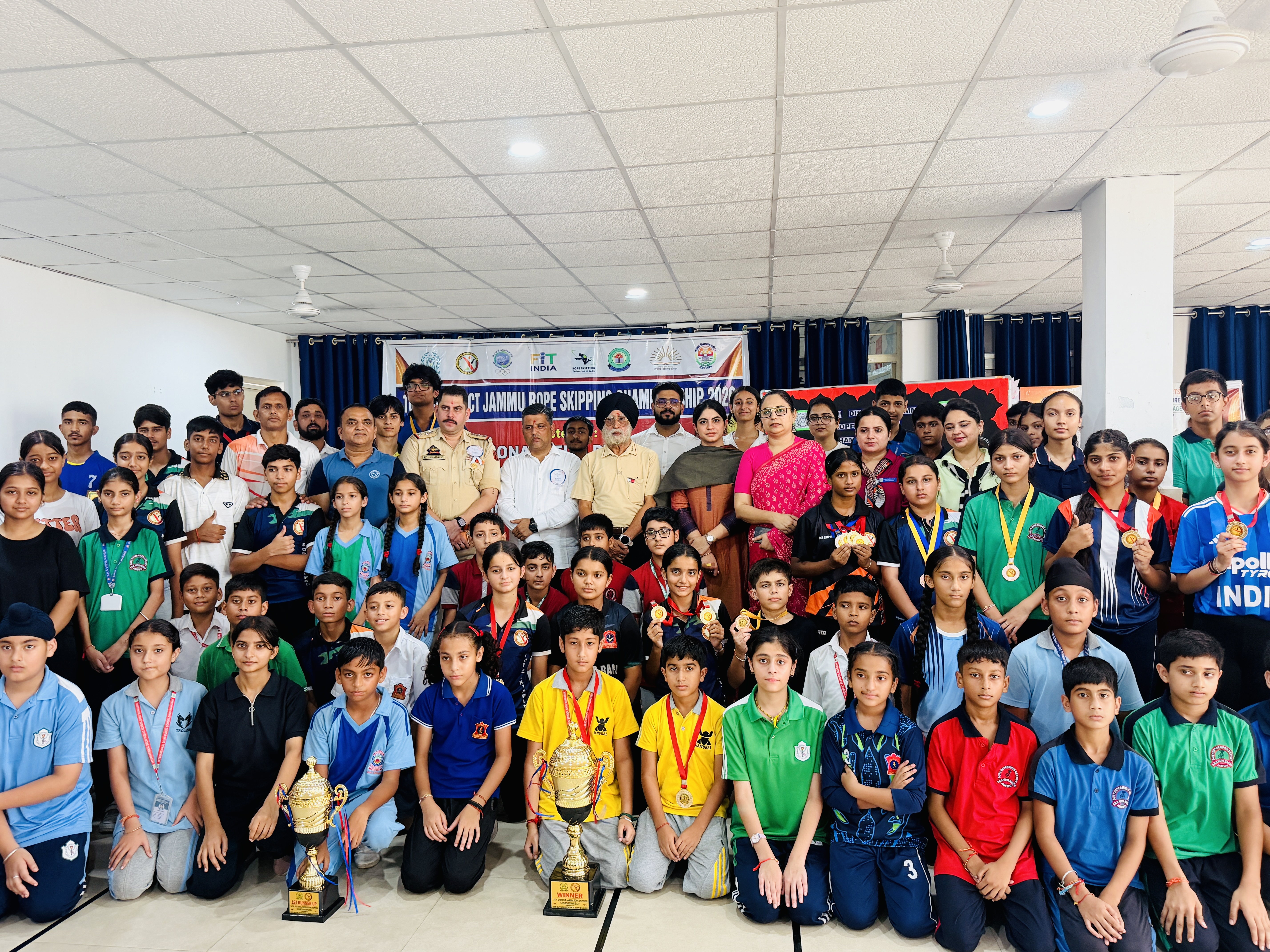 IDPS Akhnoor bags Jammu Rope Skipping Trophy 